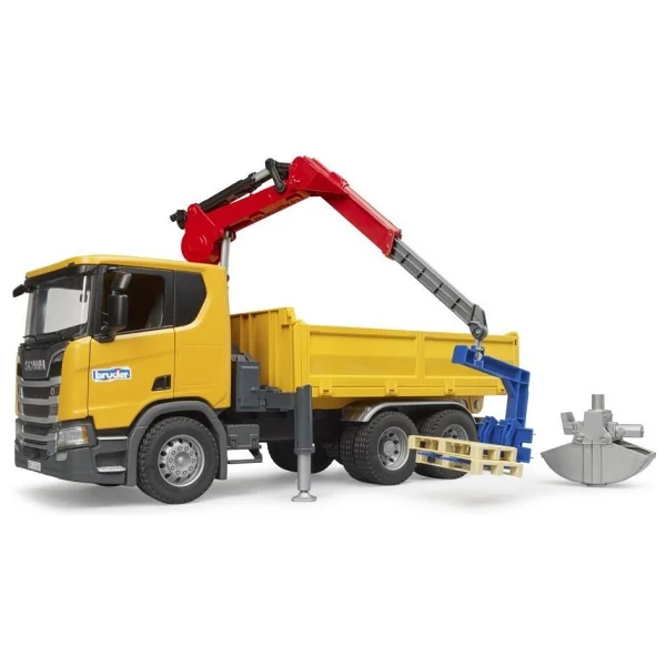 Bruder Scania 560R Vinçli Şantiye Kamyonu BR03551 - Görsel 10