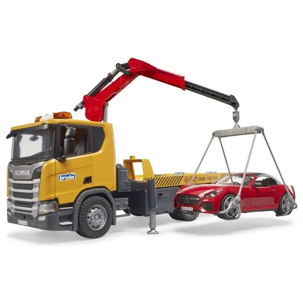 Bruder BR03552 Scania 560R Çekici ve Roadster Araba - Görsel 3