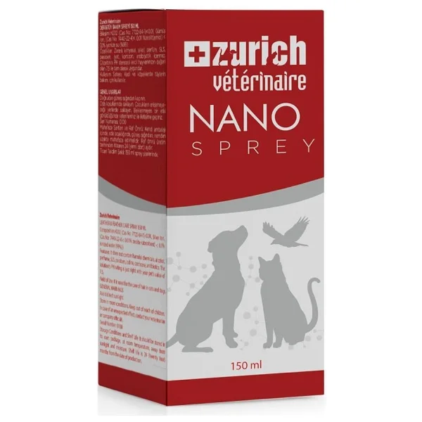 Zurich Veterinaire 150 ml Nano Deri ve Yara Bakım Spreyi - Görsel 2