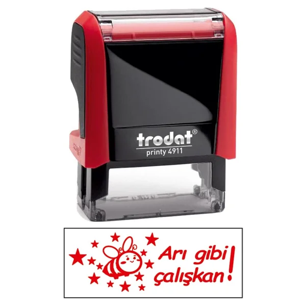 Trodat Öğretmen Kaşesi ( Arı Gibi Çalışkan ) - Görsel 2