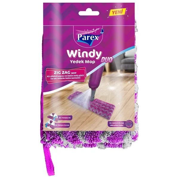 Parex Windy Duo ZigZag Yedek Mop - Görsel 3