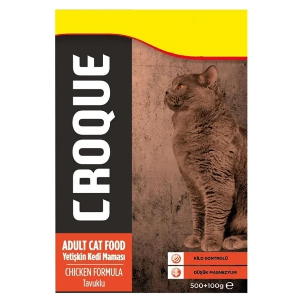 Croque Tavuklu 600 gr Kısırlaştırılmış Yetişkin Kedi Maması - Görsel 2