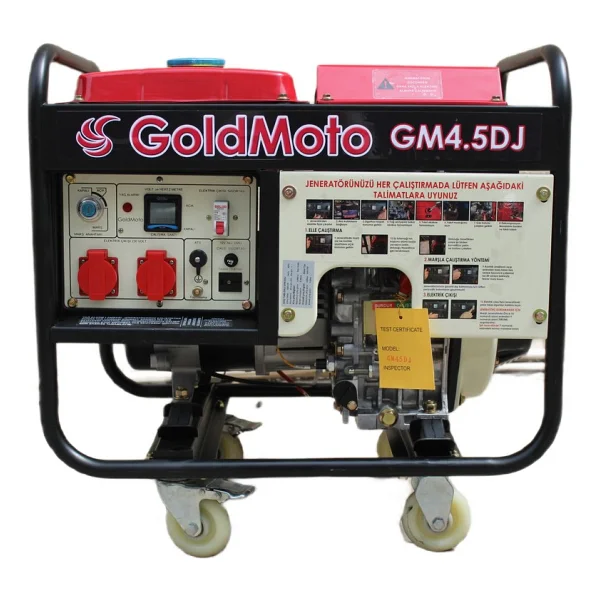 GoldMoto GM4.5DJ Dizel Marşlı Jeneratör 4.5 KW Monofaze - Görsel 2