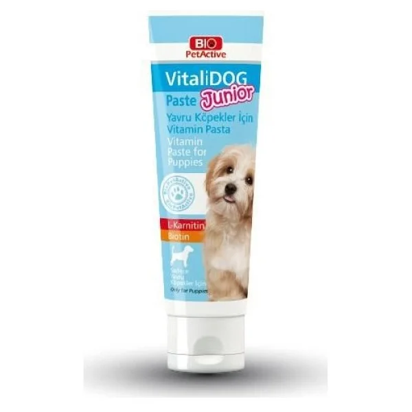 Bio PetActive Vitalidog Junior Paste 100 ml Köpek Vitamin Macunu - Görsel 2