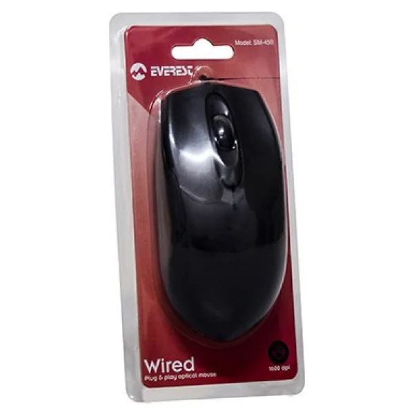 Everest SM-450 Optik Kablolu Mouse - Görsel 4