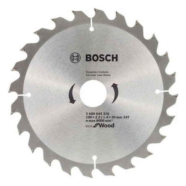 Bosch 2608644376 190x30 mm 24 Diş Daire Testere Bıçağı - Görsel 2