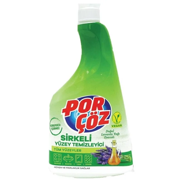 Porçöz Sirkeli Yüzey Temizleyici 750 ml - Görsel 4