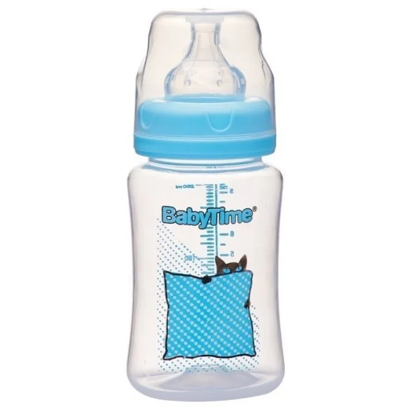 BabyTime BT076 Geniş Ağızlı Silikon Uçlu 150 ml PP Biberon - Görsel 5