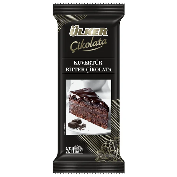 Ülker Kuvertür Bitter Çikolata 200 gr - Görsel 2