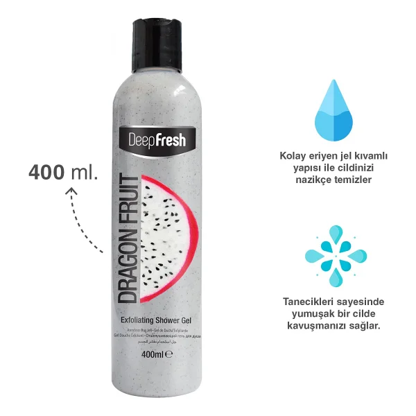 Deep Fresh Arındırıcı Ejder Meyvesi 400 ml Duş Jeli - Görsel 2