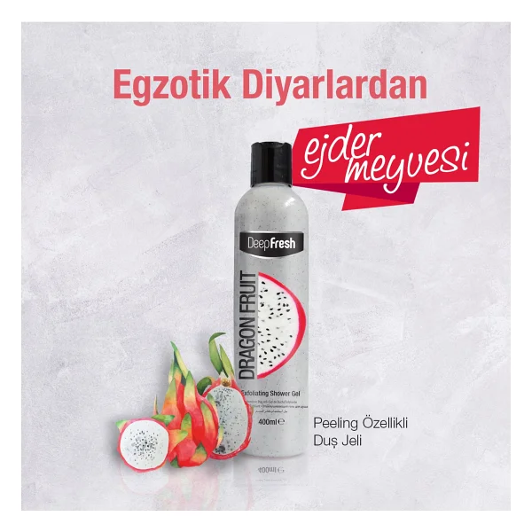 Deep Fresh Arındırıcı Ejder Meyvesi 400 ml Duş Jeli - Görsel 3