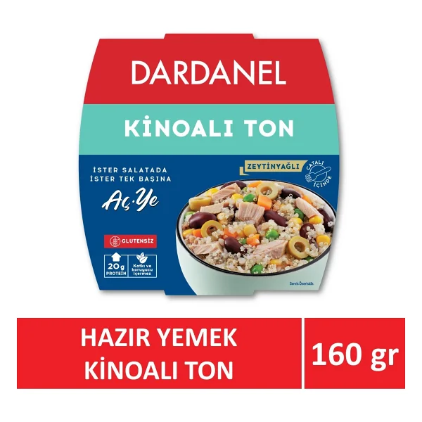 Dardanel Aç Ye Kinoalı Ton Balığı 160 gr - Görsel 6