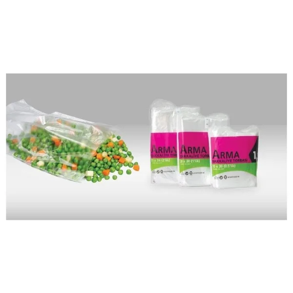 Arma Naksan Arma Şeffaf Naylon 4 Lük 28X45 Cm. Bakkaliye Poşeti Torbası - 1 Kg. - Ort. 115 Adet - 10 Paket - Görsel 4