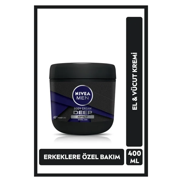 Nivea Men Deep Impact El ve Vücut Kremi 400 ml - Görsel 4