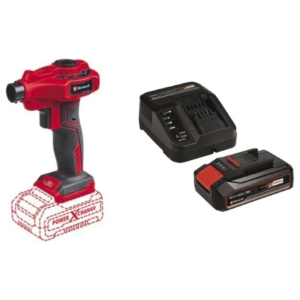 Einhell CE-AP 18 Li Tek Akülü 2.5 Ah Hava Üfleme Tabancası - Görsel 2