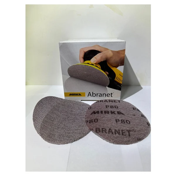Mirka Abranet Ace 125 mm Cırt Zımpara P80 5 Adet - 80 Kum - Görsel 4