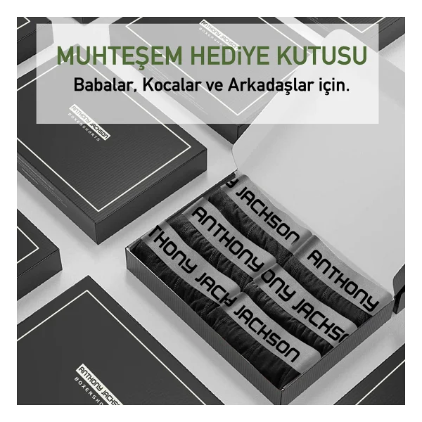 Anthony Jackson Premium Lucio 6'lı Erkek Boxer - Görsel 2
