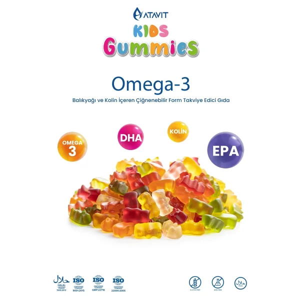 Atavit Omega 3 60 Tablet , Multivitamin 60 Tablet + D3 K2 Magnezyum 60 Tablet - Görsel 7