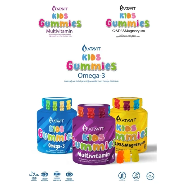 Atavit Omega 3 60 Tablet , Multivitamin 60 Tablet + D3 K2 Magnezyum 60 Tablet - Görsel 3