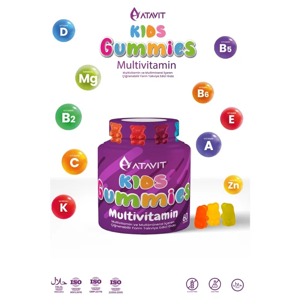 Atavit Omega 3 60 Tablet , Multivitamin 60 Tablet + D3 K2 Magnezyum 60 Tablet - Görsel 5