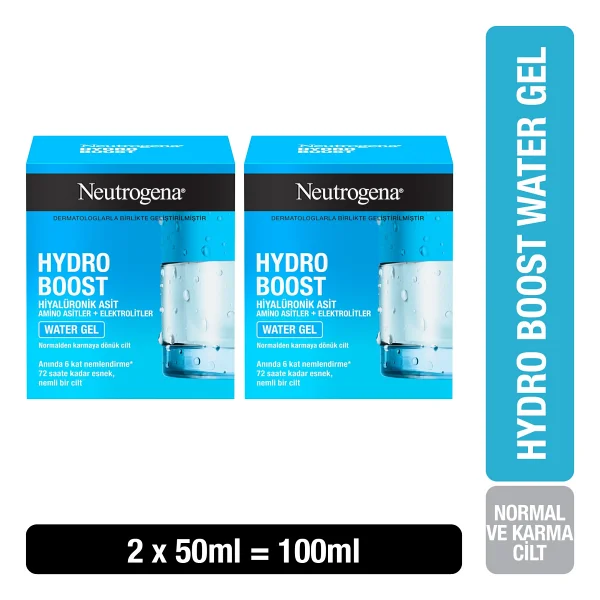 Neutrogena Hydro Boost Water Normal Ciltler için Jel 50 ml 2 Adet Nemlendirici Krem - Görsel 9