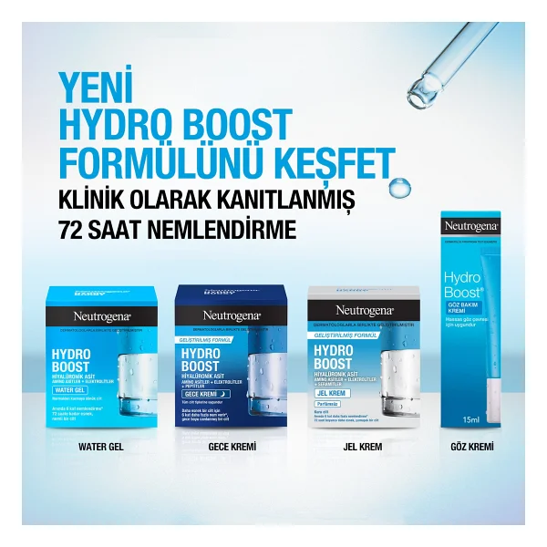 Neutrogena Hydro Boost Water Normal Ciltler için Jel 50 ml 2 Adet Nemlendirici Krem - Görsel 8