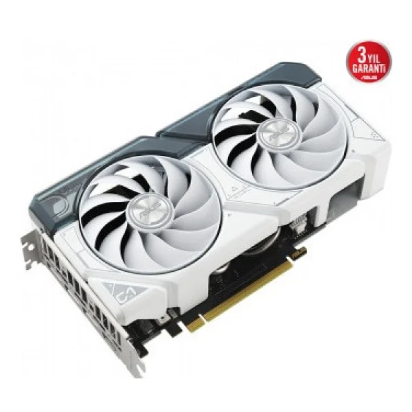Asus RTX 4060 Dual White OC Edition DUAL-RTX4060-O8G-WHITE 128 Bit GDDR6 8 GB Ekran Kartı - Görsel 3