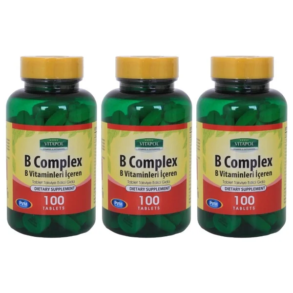 Vitapol Vitamin B Complex 100 Tablet 3 Adet - Görsel 2