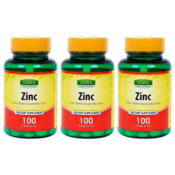 Vitapol Çinko Sülfat 100 Tablet 3 Adet - Görsel 2