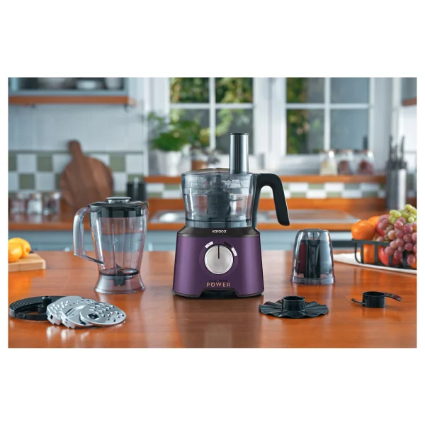 Karaca Mastermaid Power Multifunctional 10in1 Grape Purple 2000 W Gıda Hazırlama Seti - Görsel 9