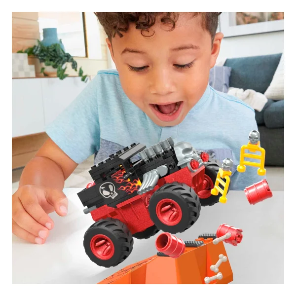 Mega Construx Hot Wheels Smash N Crash Bone Shaker Çarpışma Seti HKF87 - Görsel 2