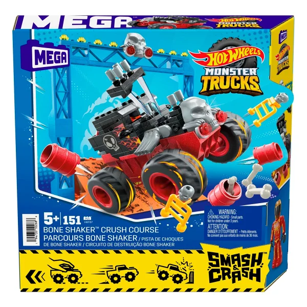 Mega Construx Hot Wheels Smash N Crash Bone Shaker Çarpışma Seti HKF87 - Görsel 6