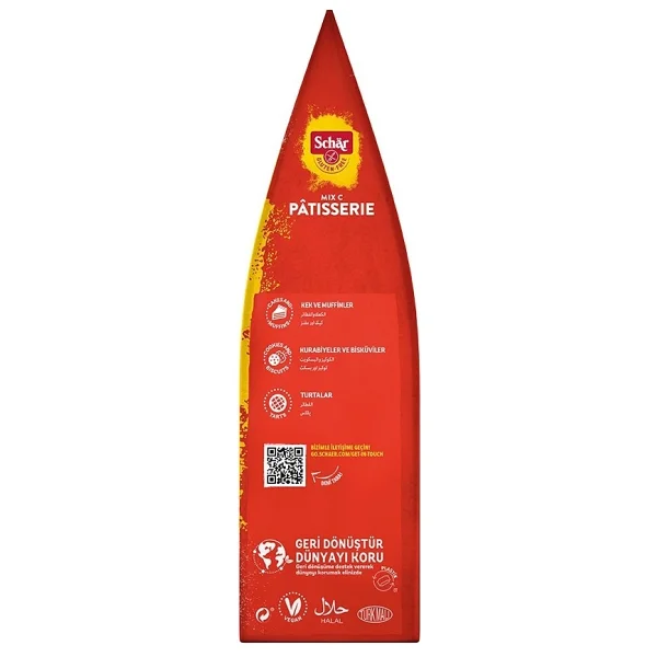 Schar Mix C Pattiserie 1 kg 5'li Glutensiz Un - Görsel 4