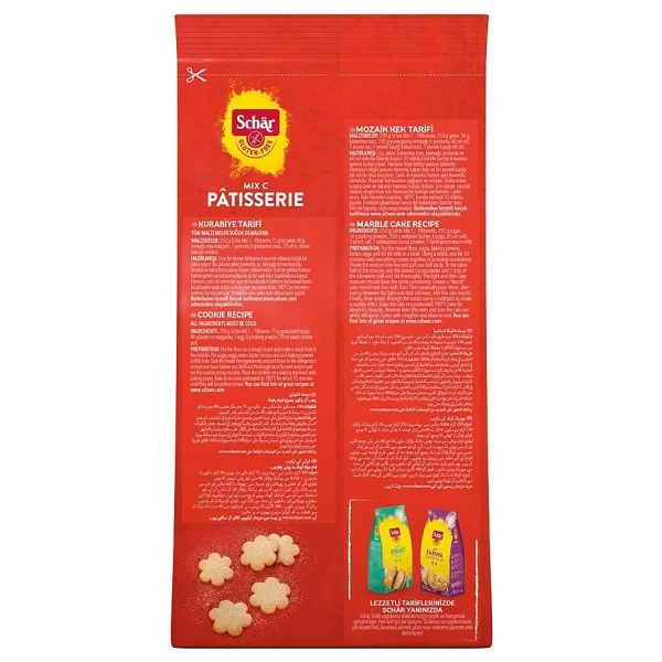 Schar Mix C Pattiserie 1 kg 5'li Glutensiz Un - Görsel 6