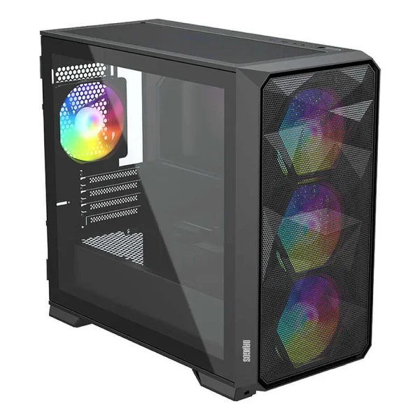 Dragos Diamond ARGB Fanlı Micro ATX Oyuncu Kasası - Görsel 3
