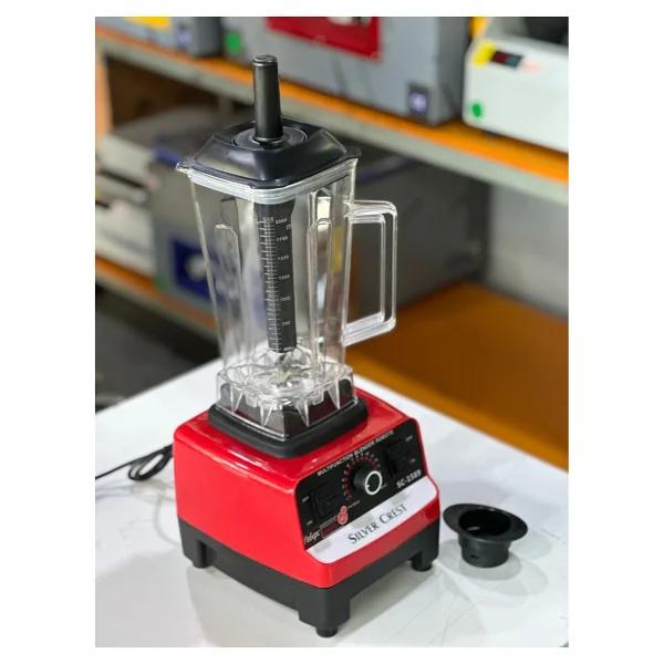 SÖNMEZ ENDÜSTRİYEL New Silver Crest Blender - Bar Cafe Blender Kırmızı - Görsel 3