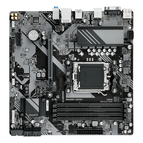 Gigabyte A620M DS3H AMD AM5 DDR5 Micro ATX Anakart - Görsel 4