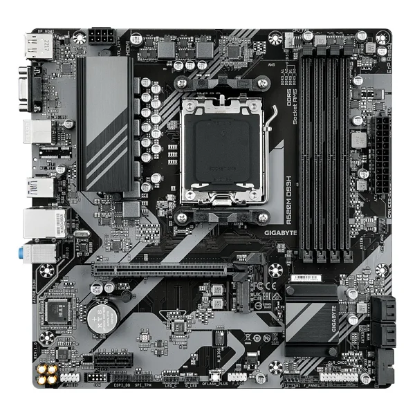 Gigabyte A620M DS3H AMD AM5 DDR5 Micro ATX Anakart - Görsel 2
