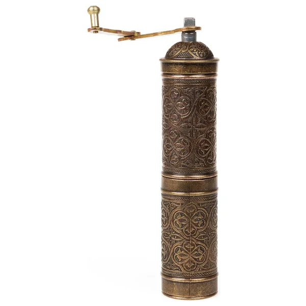 DMT COPPER HOME Dmt Gaziantep Otantik Kahve-baharat Çekme Değirmeni Yük:22cm Eni:4,5cm Ağırlık:475gr Bakır Renk - Görsel 4