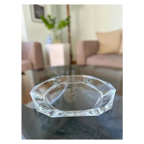 Paşabahçe Nude Reflection Serisi Cam Kristal Servis Tabağı, Sunumluk, Sunum Tabağı 68197 - Görsel 2