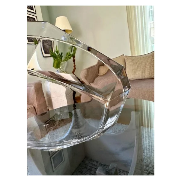 Paşabahçe Nude Reflection Serisi Cam Kristal Servis Tabağı, Sunumluk, Sunum Tabağı 68197 - Görsel 3