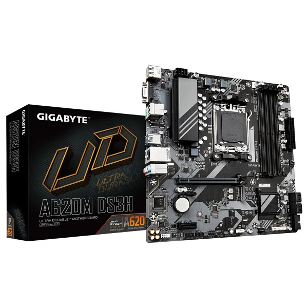 Gigabyte A620M DS3H AMD AM5 DDR5 Micro ATX Anakart - Görsel 6