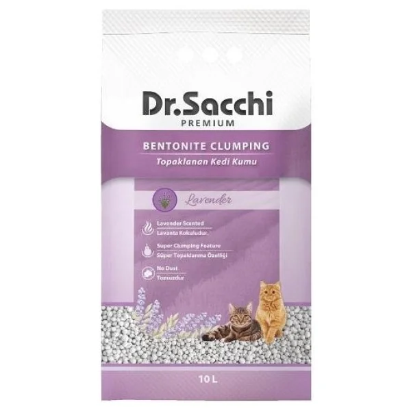 Dr. Sacchi 10 lt Bentonit Kedi Kumu - Görsel 3
