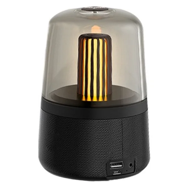 Ally BS585 Masaüstü Gece Lambası Siyah Bluetooth Hoparlör - Görsel 3