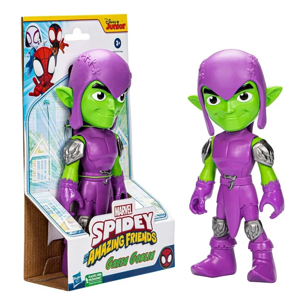 Marvel Spidey and His Amazing Friends Dev Figür Green Goblin F7261 - Görsel 4