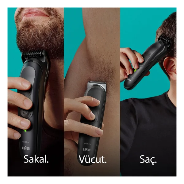 Braun Series 7 MGK7470 16'sı 1 Arada Erkek Bakım Kiti - Görsel 3