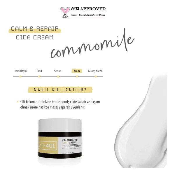 Skin401 Cica Bariyer Onarıcı Krem 50 ml - Görsel 3