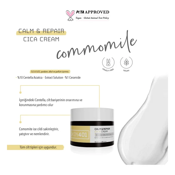 Skin401 Cica Bariyer Onarıcı Krem 50 ml - Görsel 4