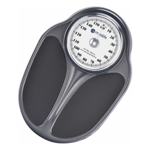 Mesilife Mekanik Baskül 160 kg Kapasite Krom Kaplı Metal Gövde 15 cm Geniş Ekran - Görsel 2