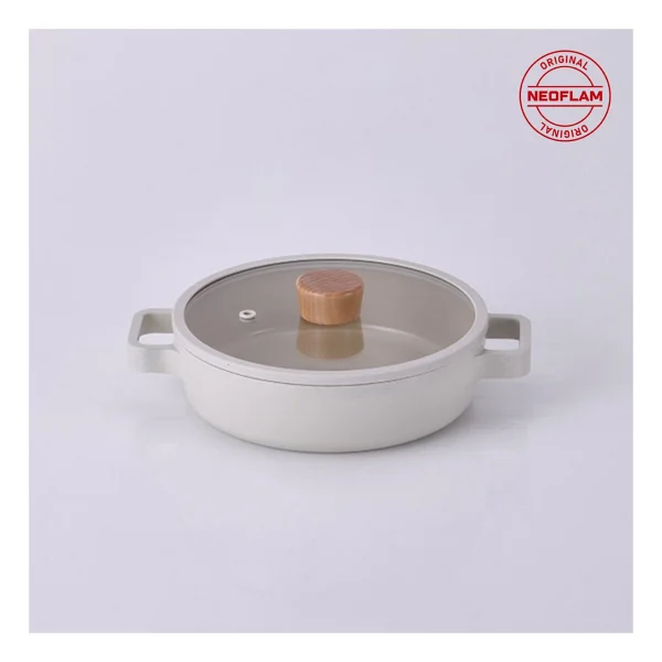 Neoflam Fika Cam Kapaklı Döküm Sahan 20 cm - Görsel 4